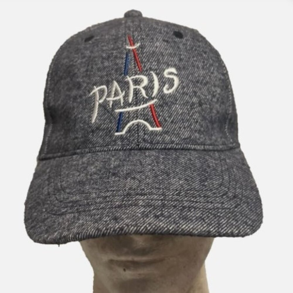 NEW PARIS France Eiffel Chambray Denim Unisex Baseball Cap
